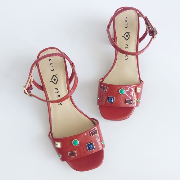 Katy Perry Collections Shoes - Katy Perry NWOT The Ellen Jeweled Sandaled Heels